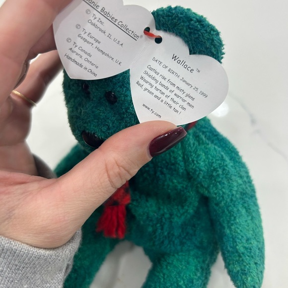 Very rare Wallace Beanie Babie with errors - Picture 3 of 4